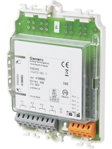 FDCI222 Input Module 4 Inputs, built-in isolator